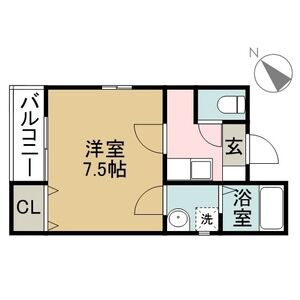 【間取り】 | クレフラスト広川　A棟