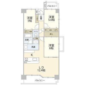 【間取り】 | グランコート白川公園