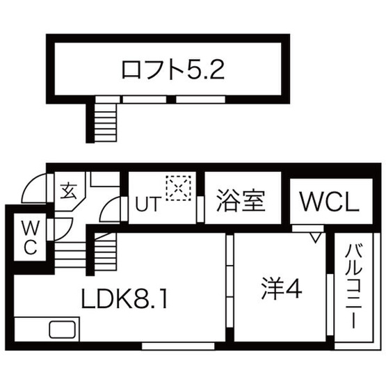 【間取り】 | Casa Viola 栄生