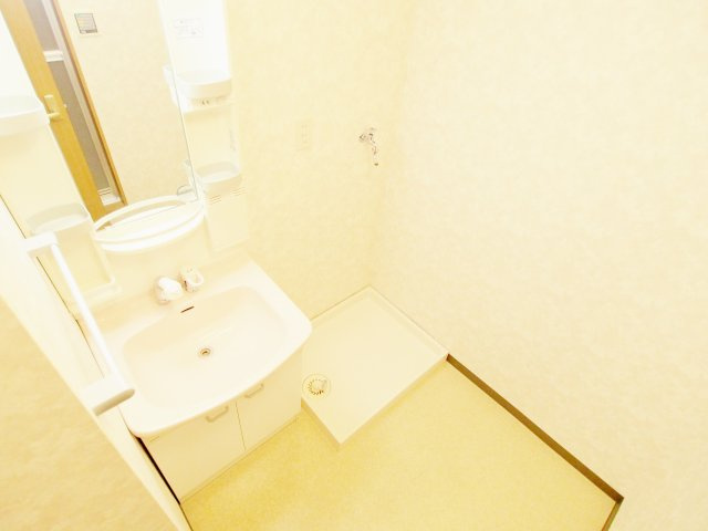 ステージT0の洗面所