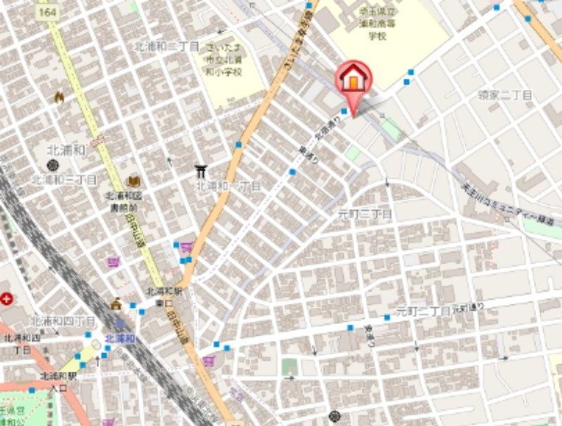 クレセールメゾンの地図