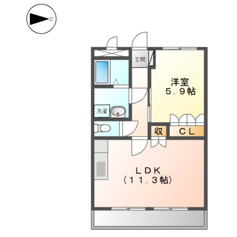 ウエストヒルズの間取り