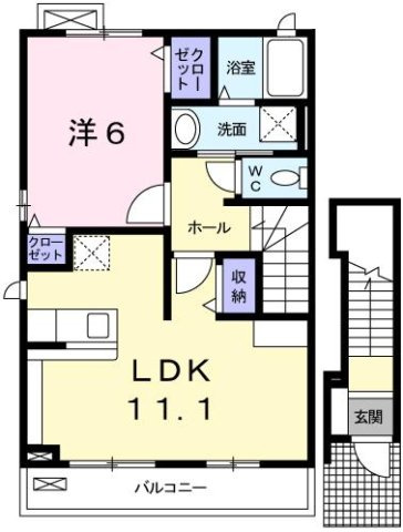 ブリーズ坂上の間取り