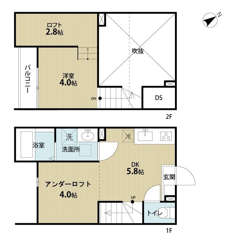 io（イオ）の間取り