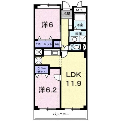 サンカルティエの間取り