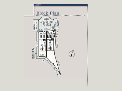 【土地図】 | 下恩方町新築戸建 | 図面は敷地の概略を示すもので、現況と異なる場合は現況を優先します。境界や接道、外構の範囲など気になる点は担当者が資料をもとにご説明します。無理な営業はいたしませんので、お気軽にご相談ください。