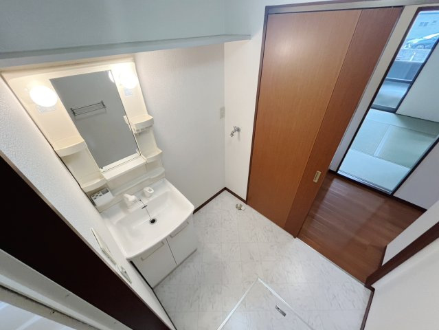 バリュージュ井原　B棟の洗面所
