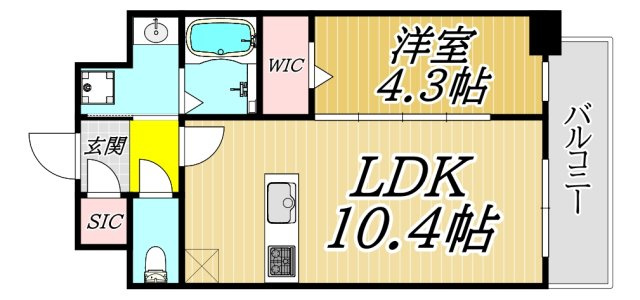 JR尼崎駅前新築PJの間取り