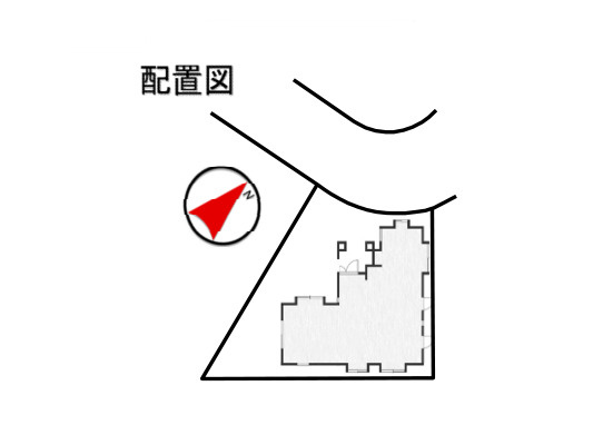 【土地図】 | 御園中古戸建 | 敷地の形状・寸法・接道を示した図です。現況と異なる場合は現況を優先します。建物の配置や駐車スペース、隣地との境界、日当たりは現地でご確認いただけます。内覧はお気軽にお問い合わせください。