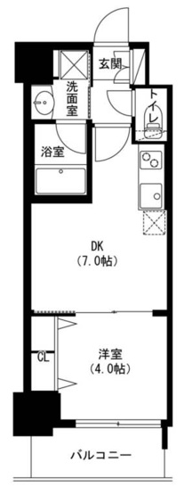 【間取り】 | アーバネックス京橋プライマリーワン