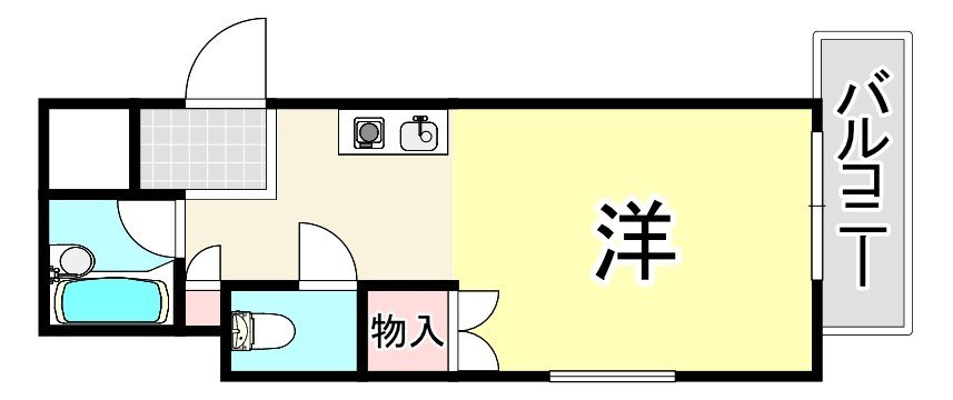第5キャスル塚口の間取り