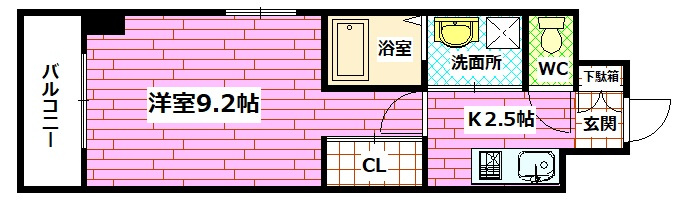 ヴェールMの間取り