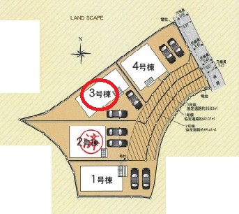 【区画図】 | クレイドルガーデン熊取町五門東第２ | 区画図