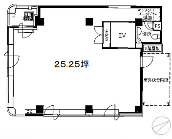 【間取り】 | 第２タチバナ銀座ビル