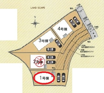 【区画図】 | クレイドルガーデン熊取町五門東第２ | 区画図
