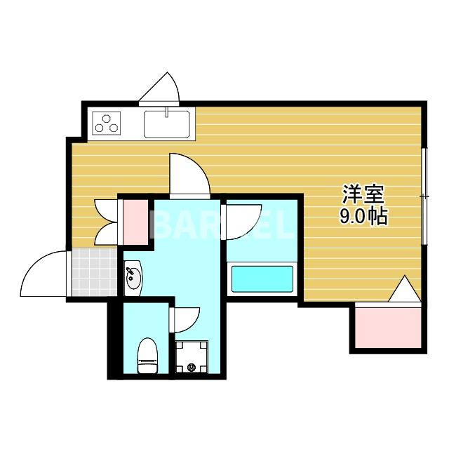 シオザキビルNo.3の間取り