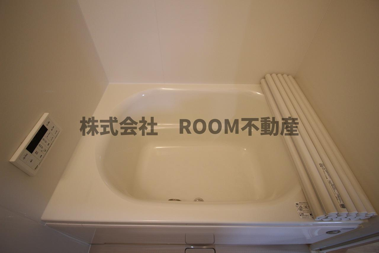 ひなた住宅(三股町樺山)の浴室|コンパクトで使いやすいお風呂です