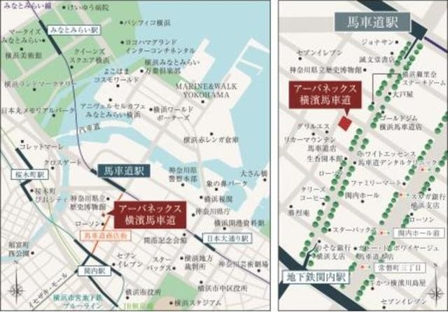 アーバネックス横濱馬車道の地図