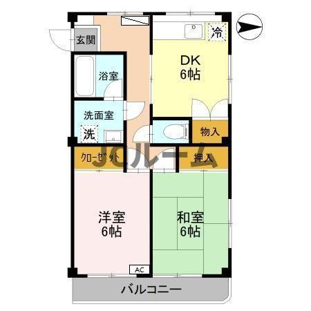 アバンベール鏡の間取り