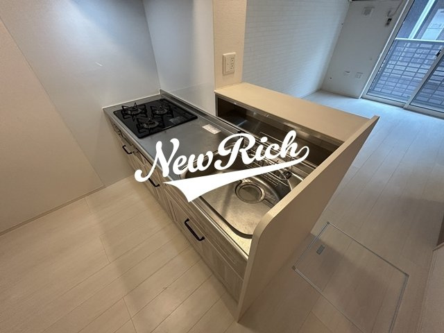 前橋市下新田町のアパートのキッチン