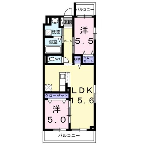 メゾン　アイティー　キングの間取り