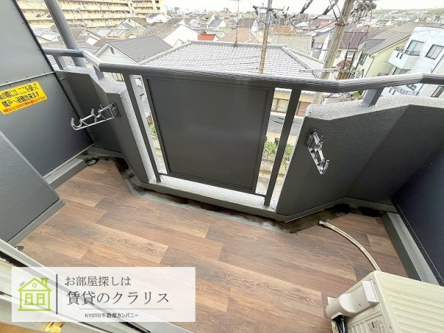 ラ・ティーダ上桂のバルコニー