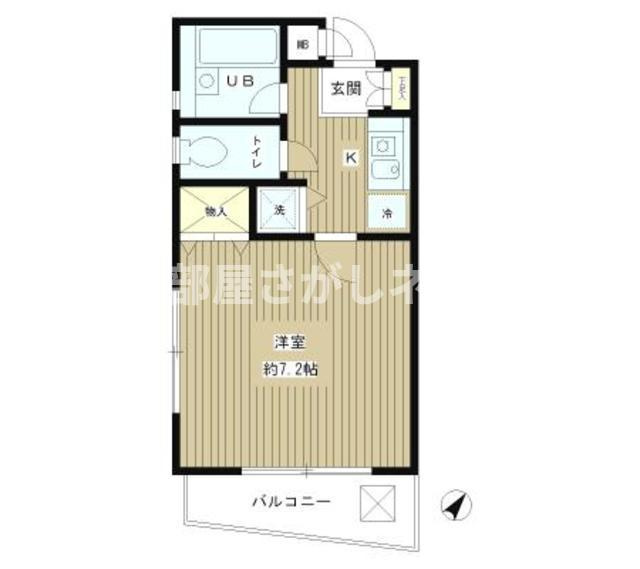 エムズ・フラッツ千駄ヶ谷【おとり物件なし】#学生・社会人にオススメ！初期費用分割払いOK！の間取り