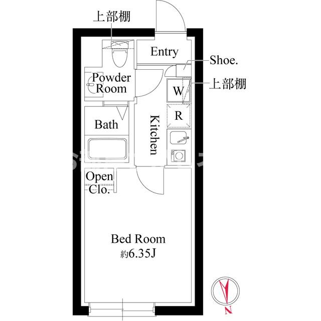 アクロスアベニュー上板橋【おとり物件なし】#学生・社会人にオススメ！初期費用分割払いOK！の間取り