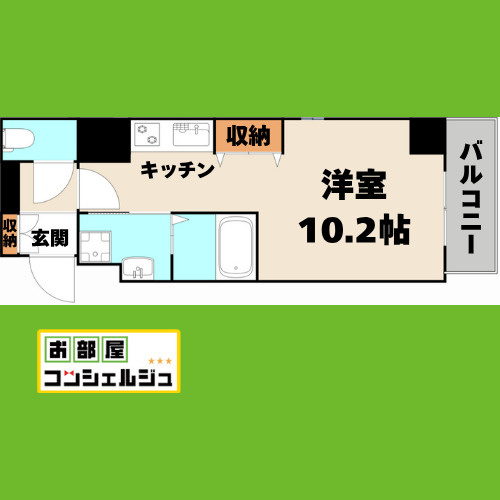 THE RESIDENCE IMAIKE EASTの間取り