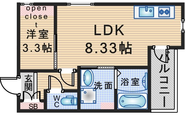 リブレメゾン岡上の町Ⅰの間取り