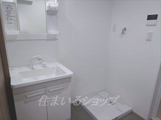 ヴェリテアムールⅡの洗面所|シャワー付き洗面化粧台