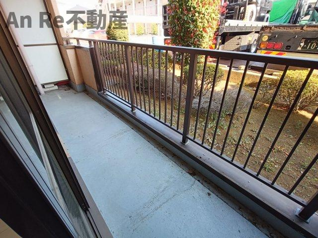 リバーサイド東川口NO1のバルコニー