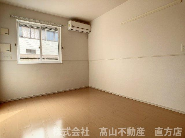 直方市大字知古のアパートの寝室