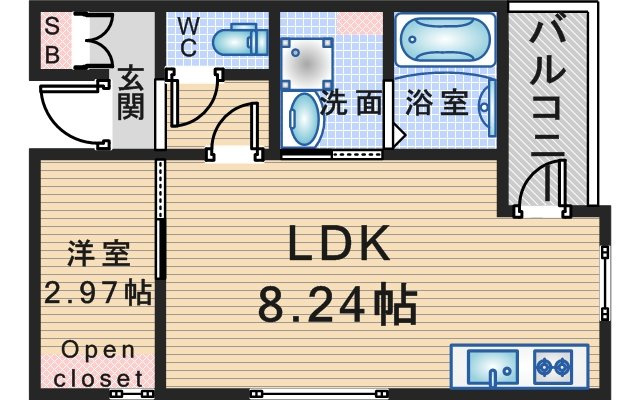 リブレメゾン岡上の町Ⅰの間取り