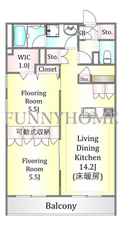 【間取り】 | ハレルアナ久が原