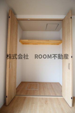 ひなた住宅(三股町樺山)の収納|大きなスペースがあり、収納には困りません