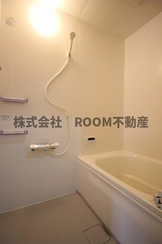 ひなた住宅(三股町樺山)の浴室|ゆったり過ごせるお風呂です
