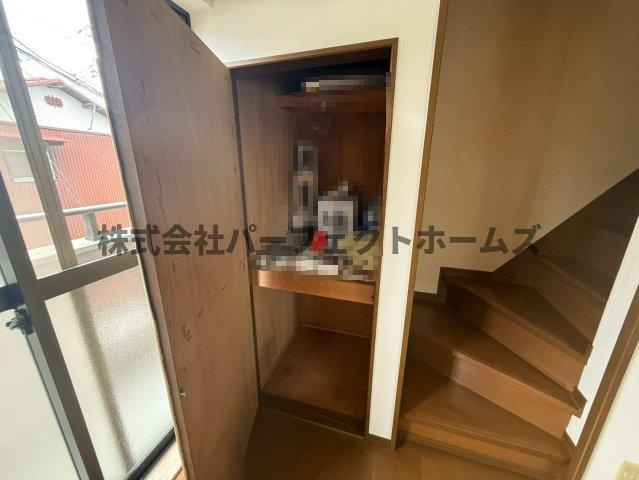 成美町戸建　賃貸の収納|大きなスペースがあり、収納には困りません