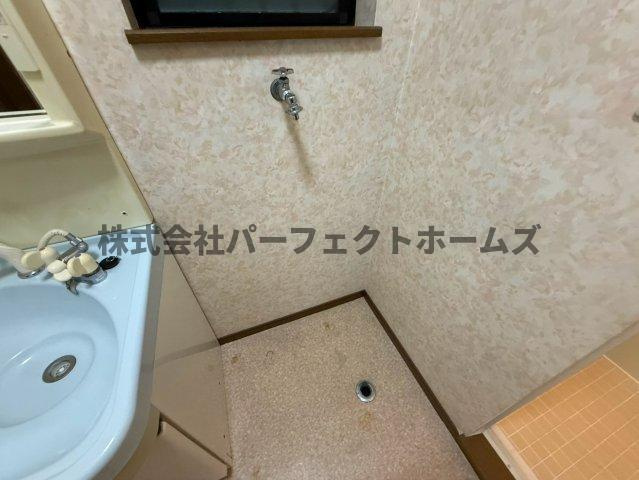 成美町戸建　賃貸の設備|洗濯機置場です
