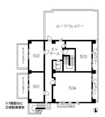 川崎市麻生区上麻生５丁目の賃貸マンションの区画図