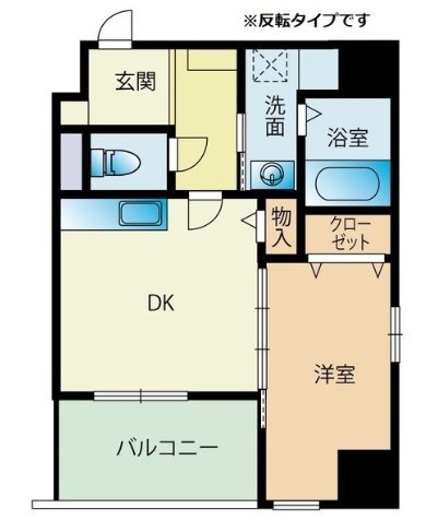 モダンパラッツォ九大医学部前の間取り