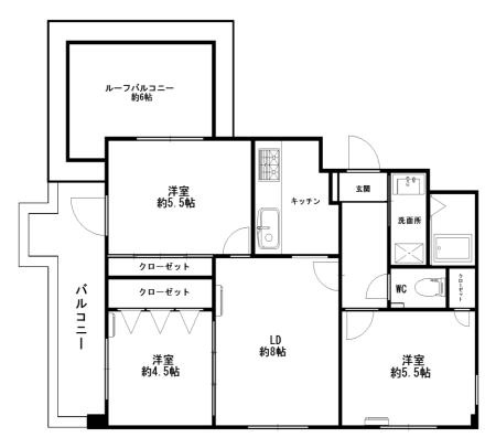 本山アネックスの間取り