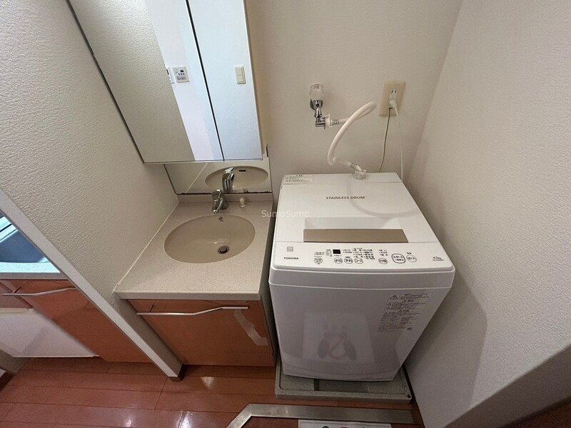 大阪市西区土佐堀１丁目の賃貸マンションの洗面所