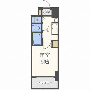 プレサンス阿波座ステーションフロントの間取り