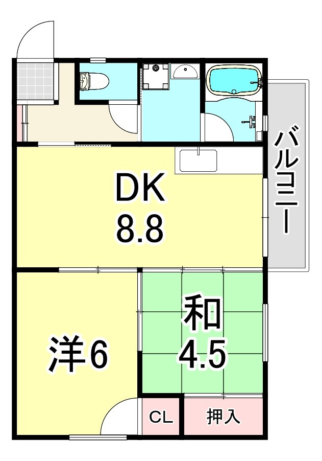 YAO.RE甲子園の間取り