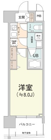 エスライズ本町東の間取り