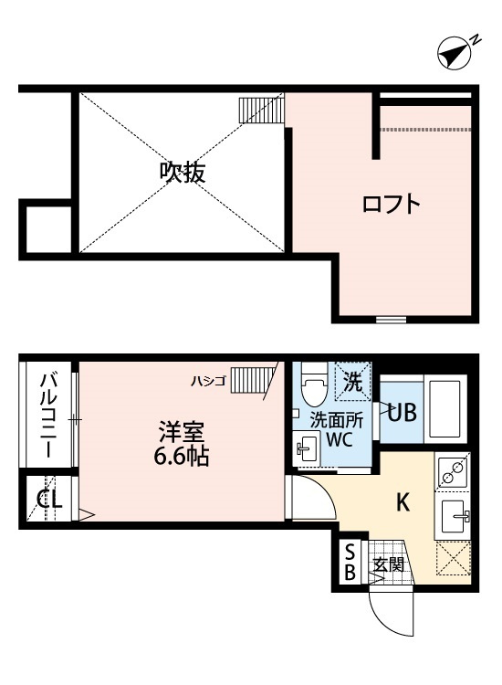 DearCourt Rの間取り