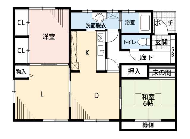 プリモレガーロ大濠の間取り