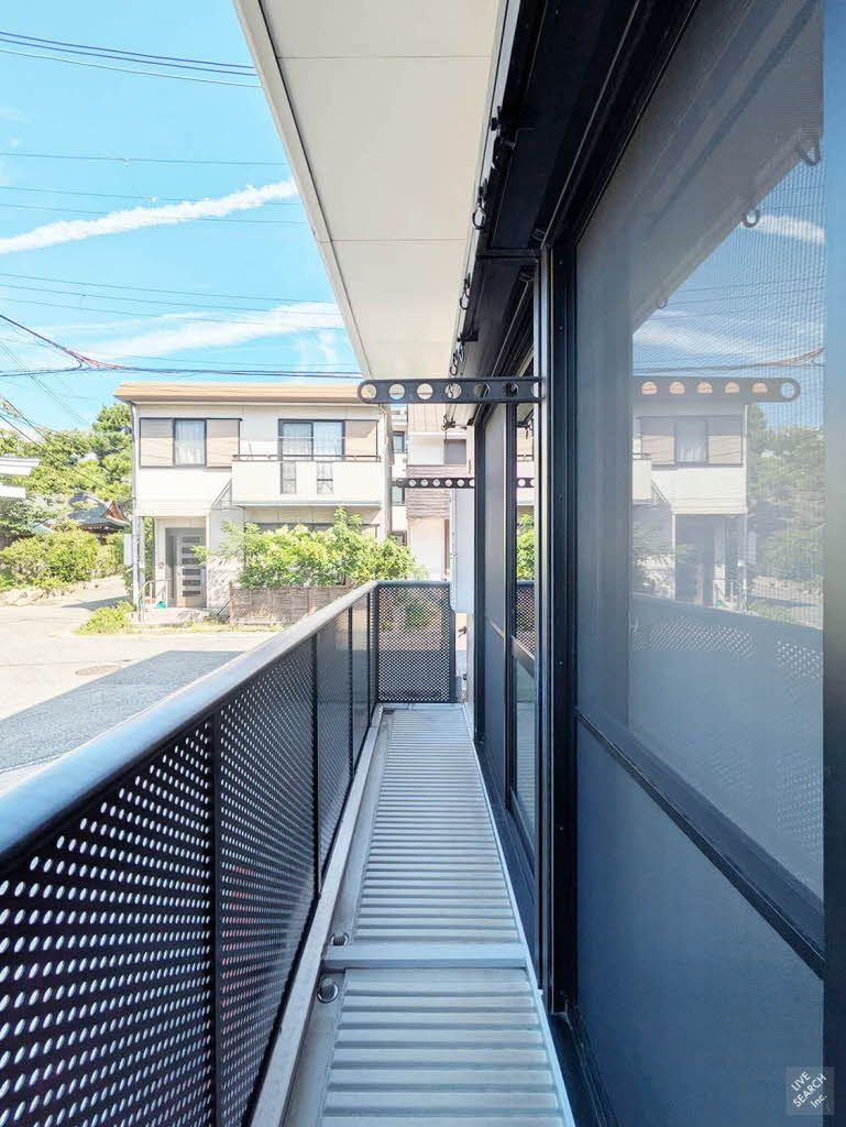 セジュール中田・Ⅰのバルコニー