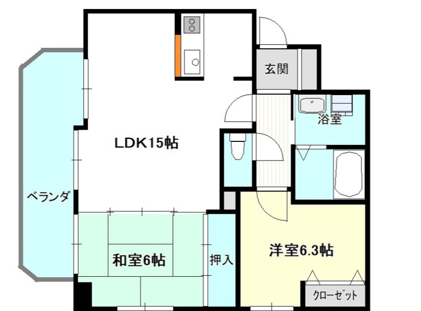 ラシャンス広畑の間取り